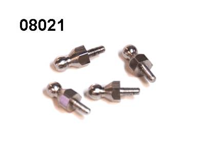 4PCS Damper Ball Head Screws for Terminator Pro 1/10