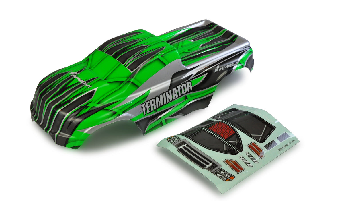 Body Shell for Terminator Pro 1/10 (Groen, Rood)