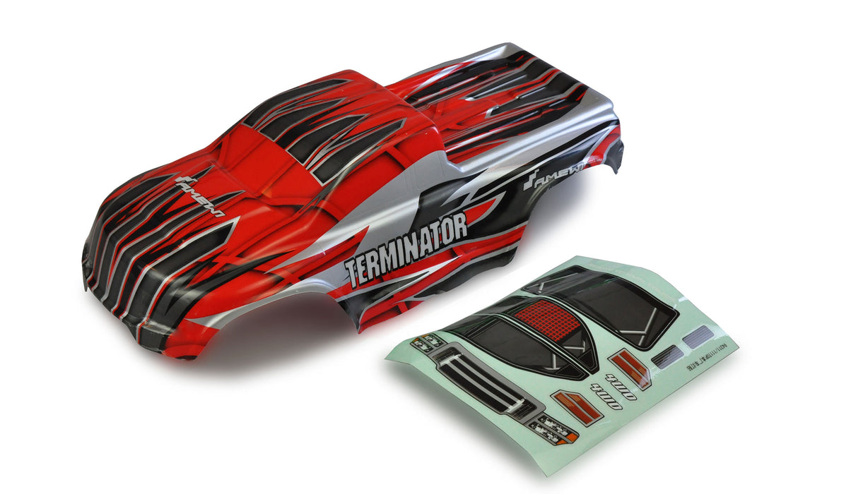 Body Shell for Terminator Pro 1/10 (Groen, Rood)