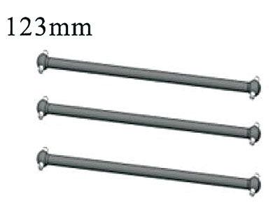 3PCS 123mm Drive Shaft Rear for AM6 Thunderstorm 1/6