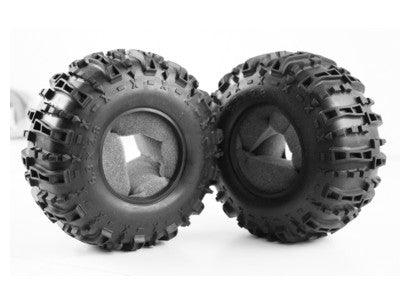 2PCS Tires & Inserts for Spirit Crawler 1/8