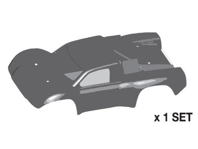 Body Shell for AM10SC 1/10 (Orange, Red, Unpainted)