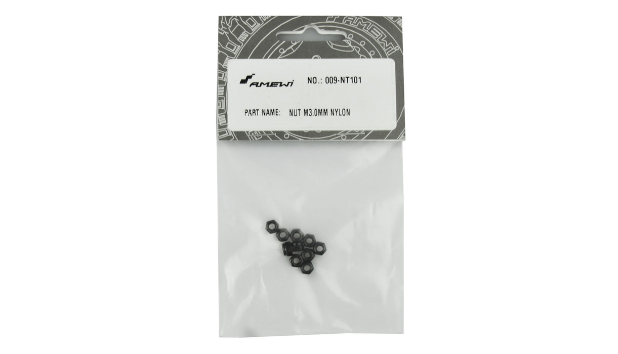 10PCS M3 Lock Nut for EVO-X 6000 1/10