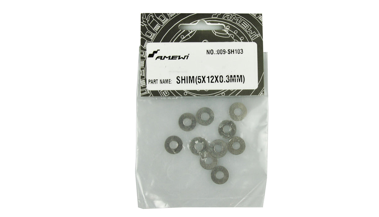 10PCS 5x12x0.3mm Shims for EVO-X 6000 1/10