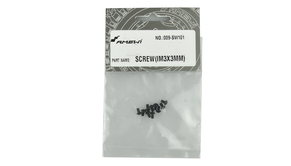 10PCS M3x3mm Screw for EVO-X 6000 1/10