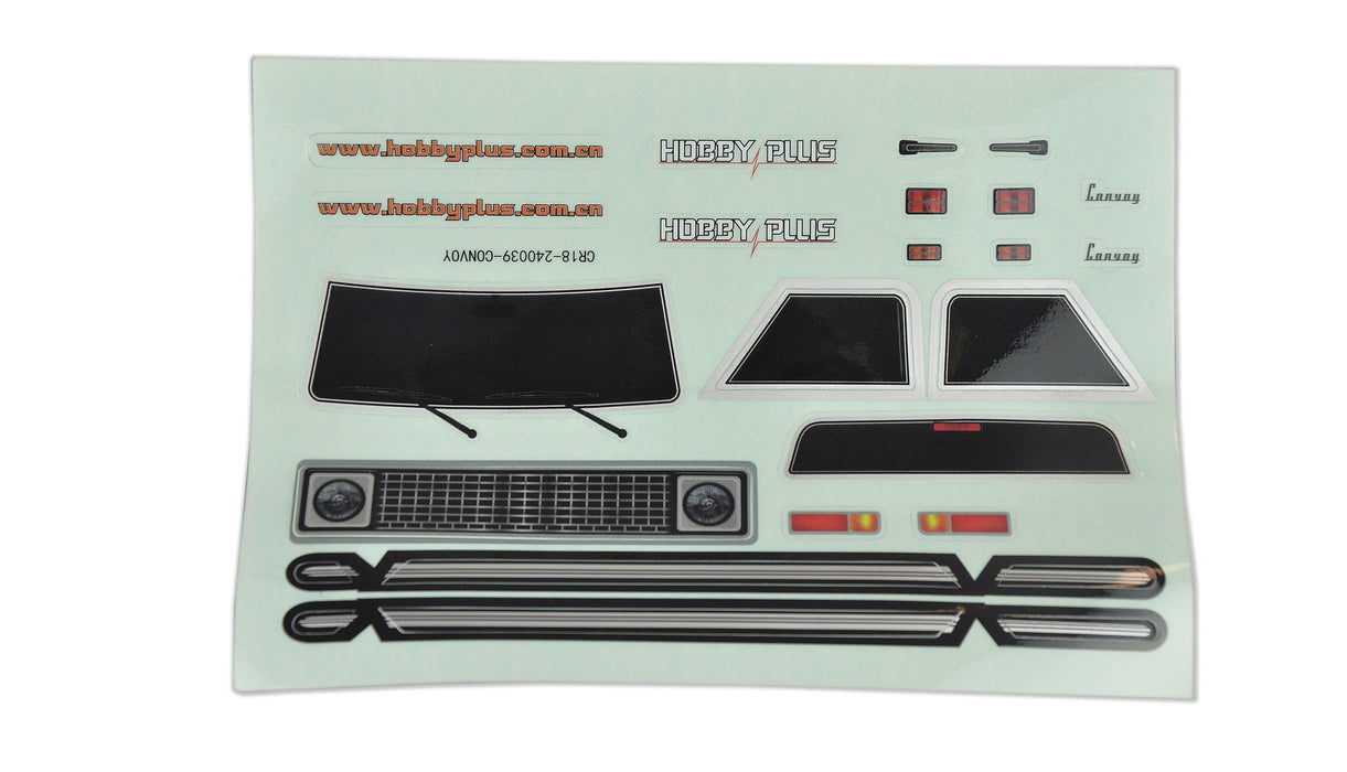 Body Shell Convoy for AMXRock AM18 1/18 (Blau, Rot)