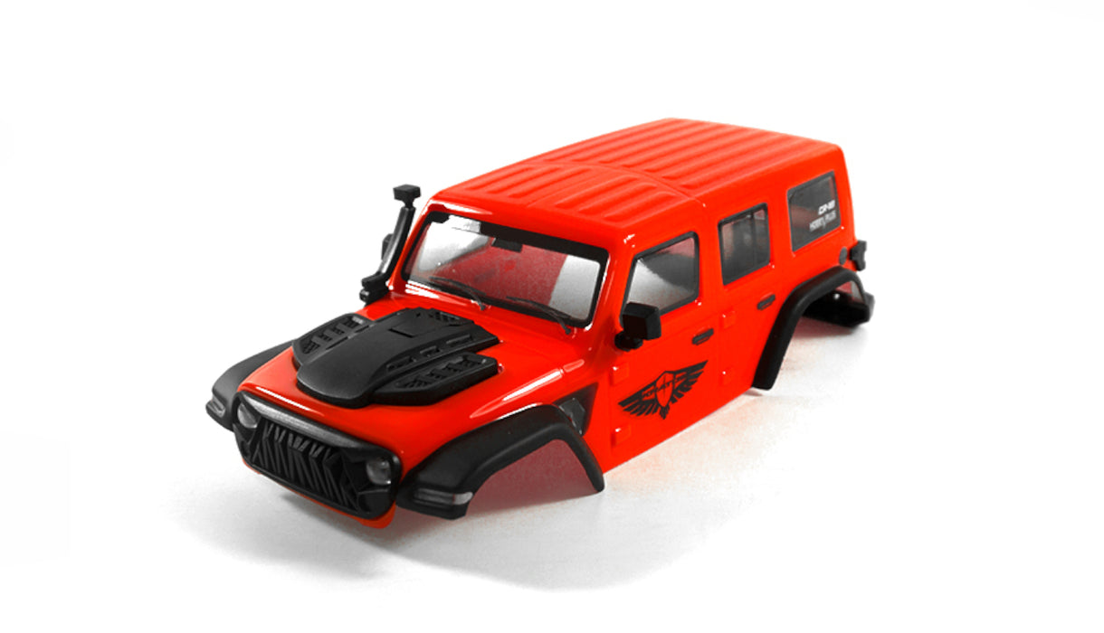 Kratos Lexan Body Shell for AMXRock AM18 1/18 (Rood, Geel)