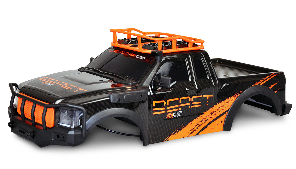 Body Shell for Dirt Climbing Pick-Up 1/10 (Groente, Chroom)