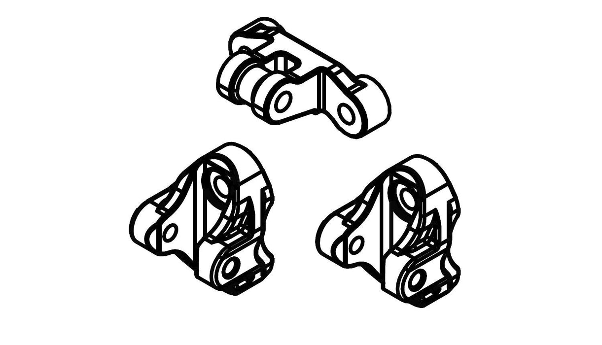 Strut Mounting Set for AMX Rock RCX8P, PS, PT 1/8 Etc...