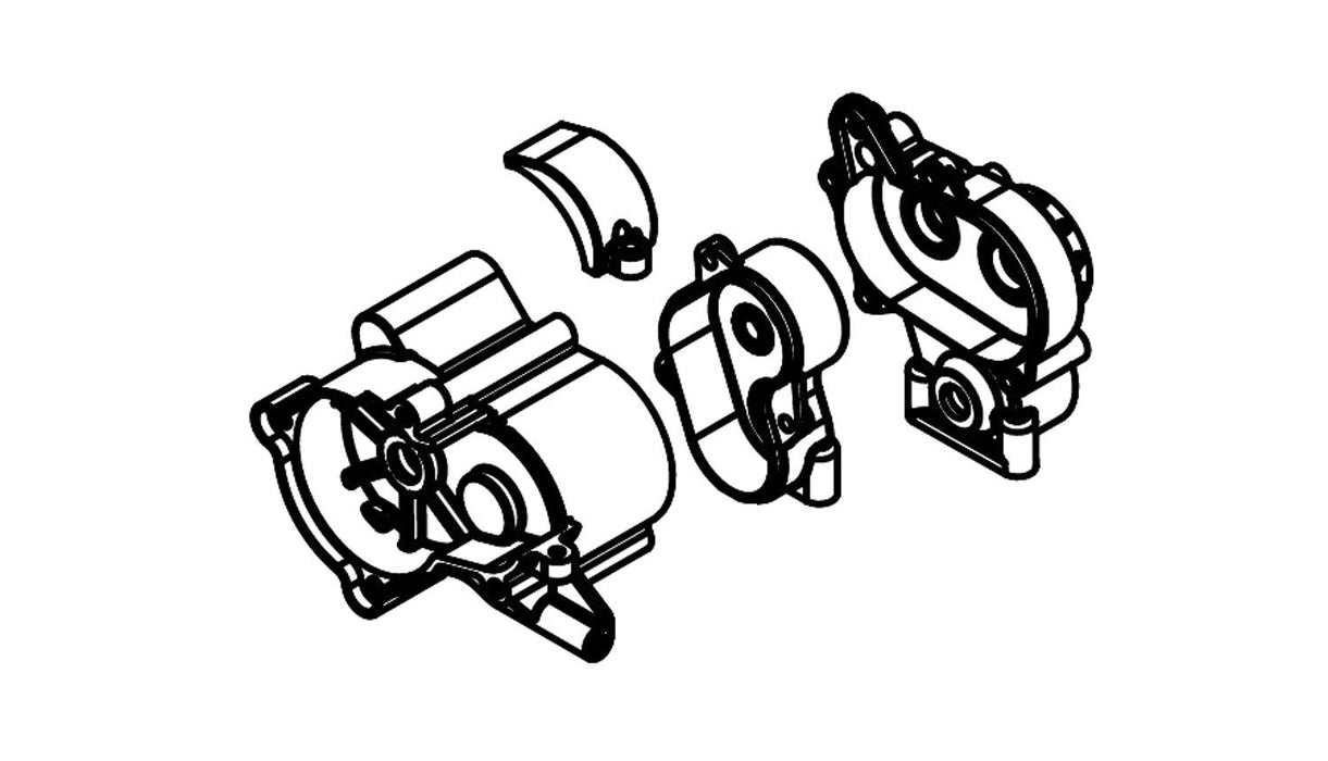 Gearbox Housing for AMX Rock RCX8P, PS, PT 1/8 Etc...