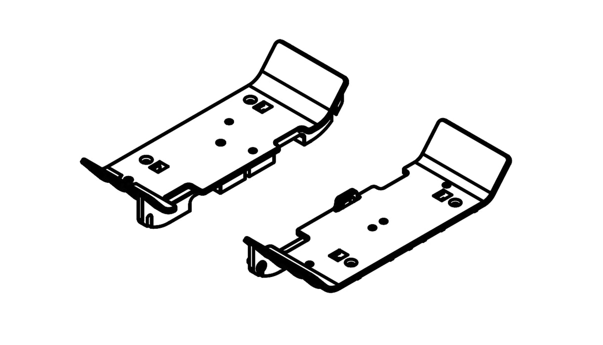 Protective Plates Left & Right for AMX Rock RCX10P 1/10 Etc...