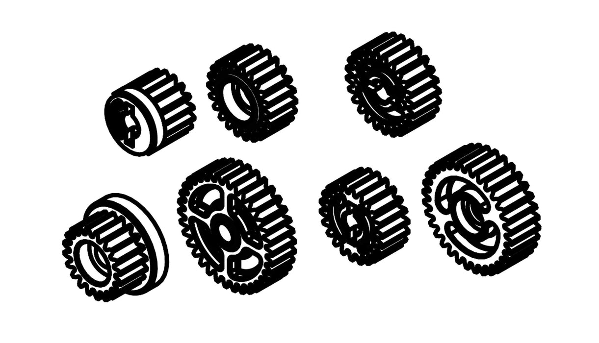 Gearbox Gears for AMX Rock RCX8P, PS, PT 1/8 Etc...