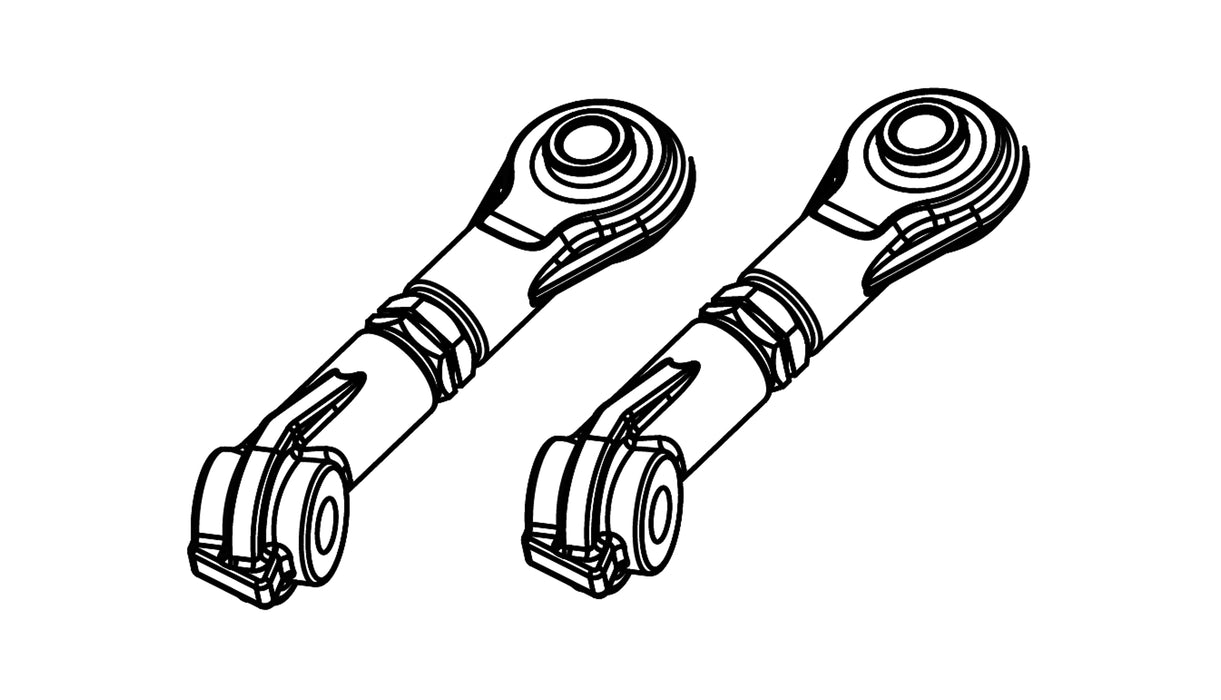 Rear Locking Struts for AMX Rock RCX10P 1/10 Etc...