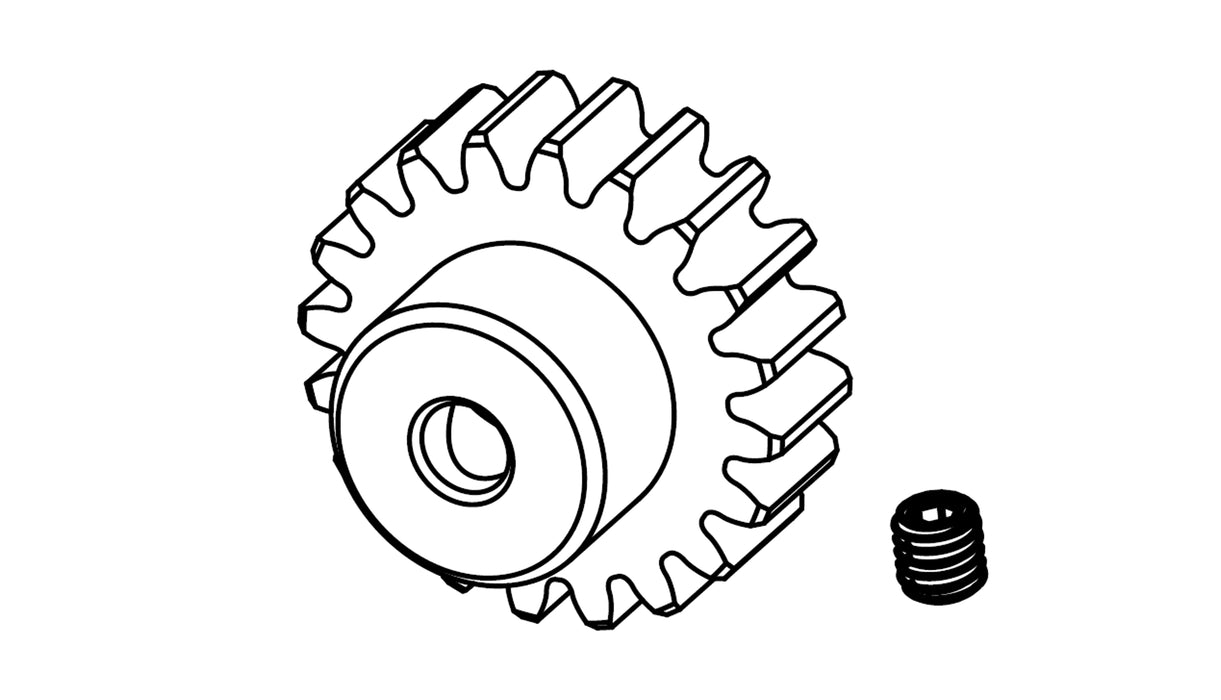 20T M0.8 Motor Pinion for AMX Rock RCX10P 1/10 Etc...