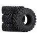 1.0" 52mm Tires Set for 1/24 Crawler (Rubber N1) Band en/of Velg Injora 