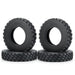 1-4PCS Wheel Tires 22/25mm for 1/14 Truck (Rubber) Band en/of Velg Yeahrun 22mm 4Pcs 