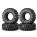 1.9" Rims Tires Crawler 1/10 (Aluminium) Band en/of Velg Yeahrun 108mm Tires 