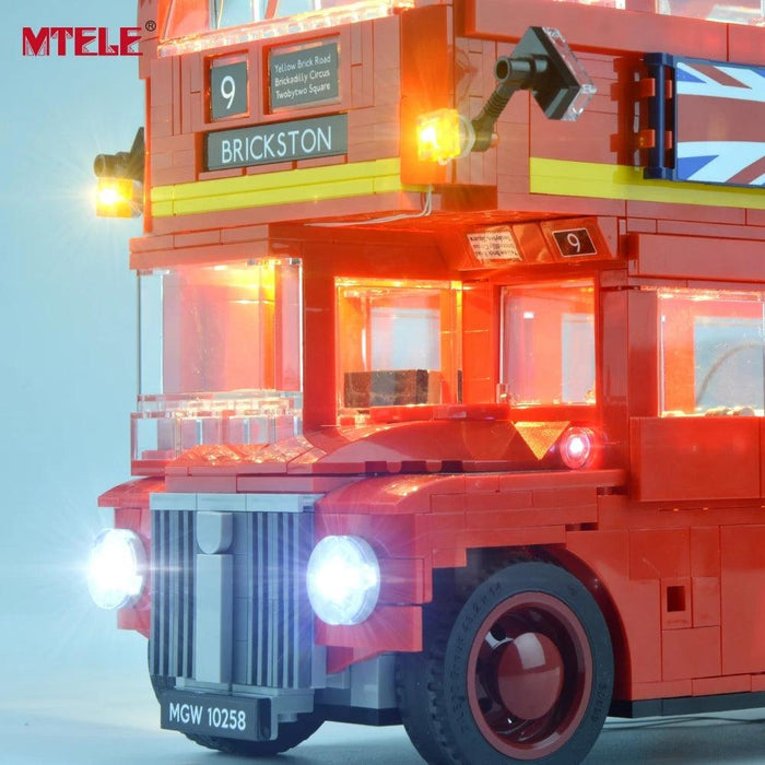 10258 London Bus Building Blocks LED Light Kit - upgraderc