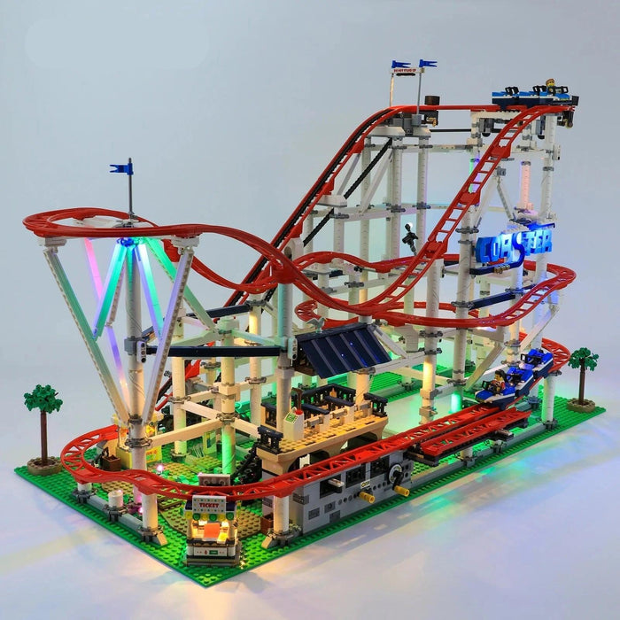 10261 Roller Coaster Building Blocks LED Light Kit - upgraderc