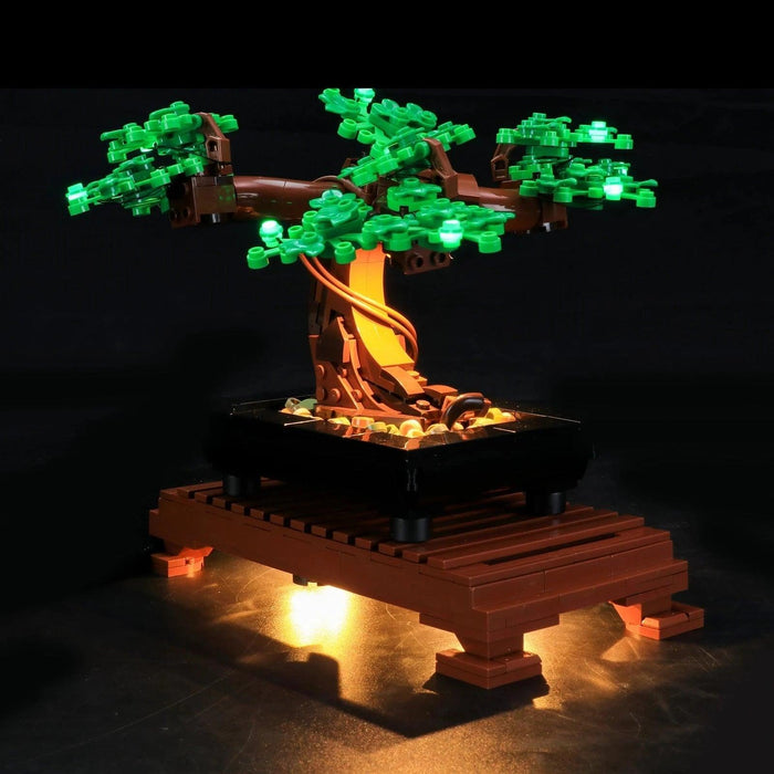 10281 Green Bonsai Tree Building Blocks LED Light Kit - upgraderc