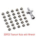 10/30PCS M4 Wheel Lock Nuts w/ Wrench (Metaal) Schroef Injora 30PCS with Wrench 2 