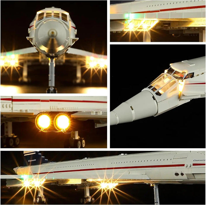 10318 Concorde Building Blocks LED Light Kit - upgraderc