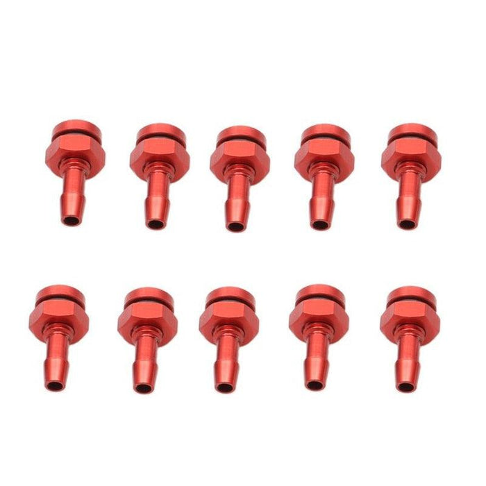 10PCS M6 Watercooling Nozzle (20/32mm, Aluminium) Onderdeel upgraderc short red 20mm 