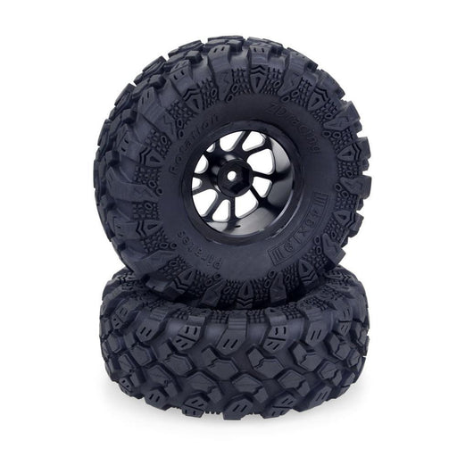 1/10 Crawler multi spoke wheels 1.7" (Plastic) - upgraderc