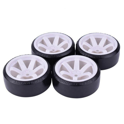 1/10 Drift 10 spoke Wheels 1.9" Band en/of Velg upgraderc White 