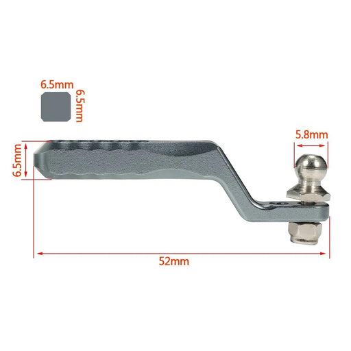 1/10 Tow Hitch Trailer Hook (Aluminium) - upgraderc