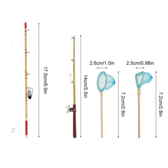 1/12 Miniature Fishing Rod / Pole - upgraderc