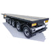 1138mm 6 Axle 1/14 Flat Trailer Kit (Hout, Metaal, ABS, Rubber) - upgraderc