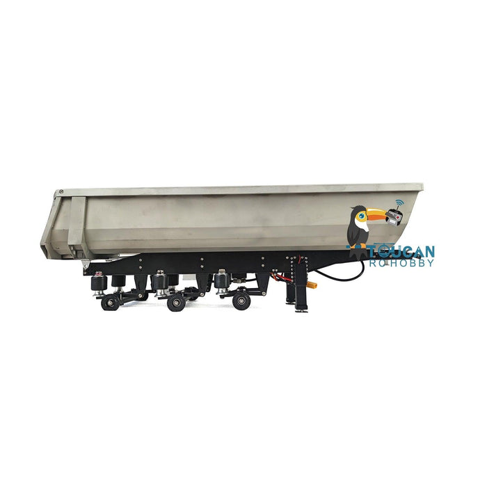 1/14 3 Axle Hydraulic Dumper Trailer (Metaal, ABS) - upgraderc