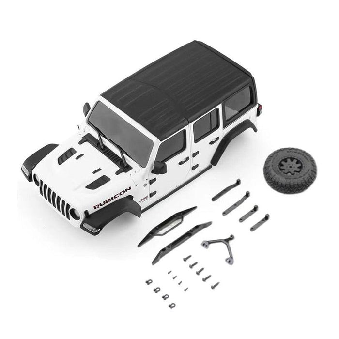 120mm Wielbasis 1/18 JEEP Wrangler Rubicon Body Shell (Plastic) - upgraderc