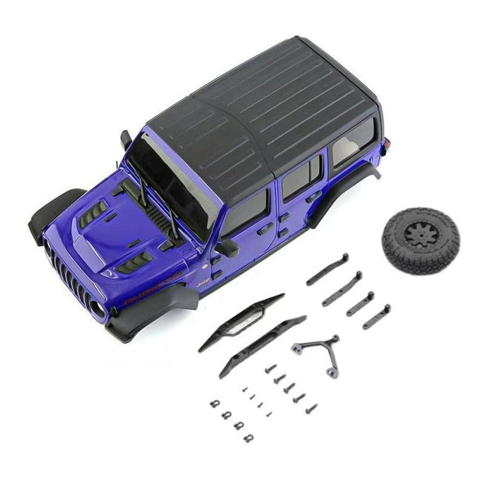 120mm Wielbasis 1/18 JEEP Wrangler Rubicon Body Shell (Plastic) - upgraderc