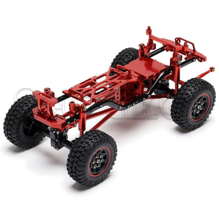 1/24 Axial SCX24 Complete Chassis Set (Aluminium) - upgraderc