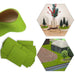 12PCS 17cmX17cm Green Artificial Grass Lawn Carpet CP17138 - upgraderc