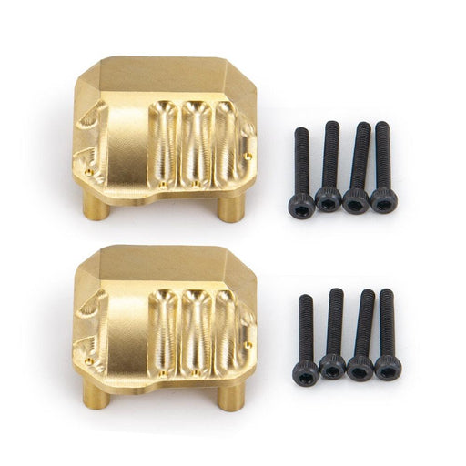 1/2PCS Front/Rear Portal Axle Diff Cover for Axial SCX10 II 1/10 (35g Messing) - upgraderc