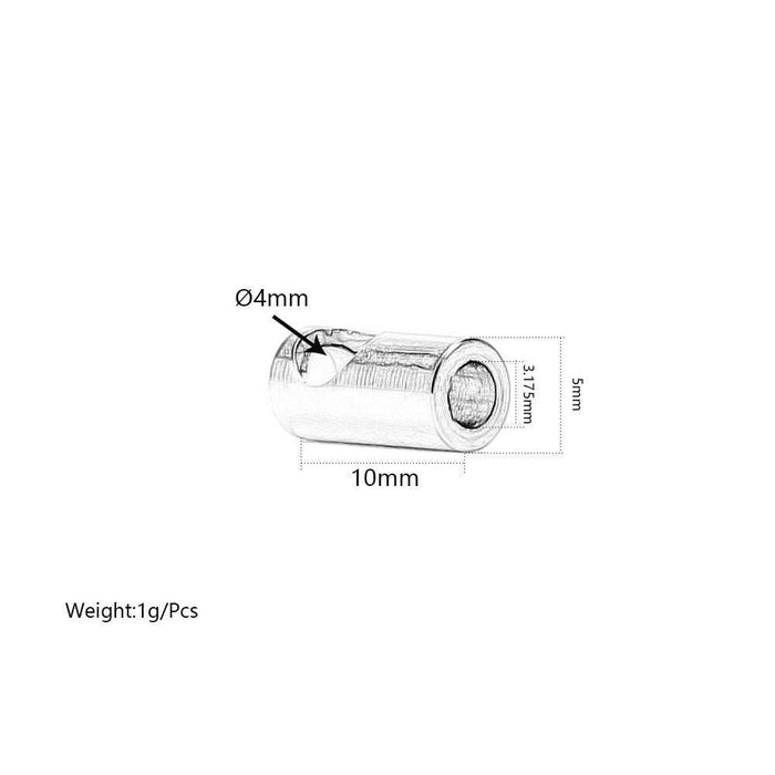 15PCS 3.175~5mm Pinion Reducer Sleeve Adapter Shaft Onderdeel New Enron 