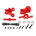 15T, 17T Double Arm Steering Group Kit for Losi, Rovan 1/5 (Aluminium) Onderdeel upgraderc Red 