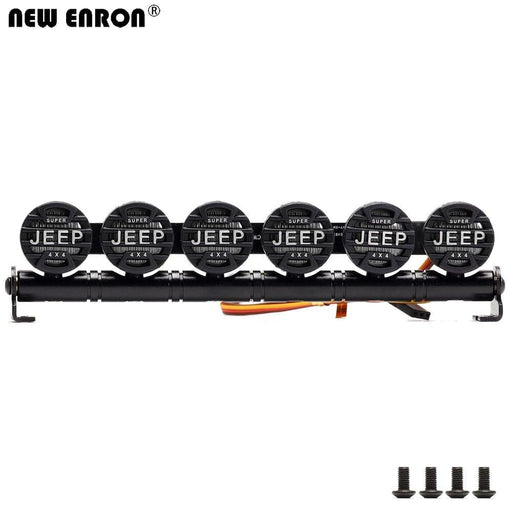 1/8 1/10 152mm Multi-Function LED Light Bar (Metaal+Plastic) Onderdeel New Enron WHITE 