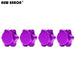 1/8 4PCS 17mm Wheel Rim Hex Nuts/Cover Set (Aluminium) Schroef New Enron 4Pcs Cover Purple 