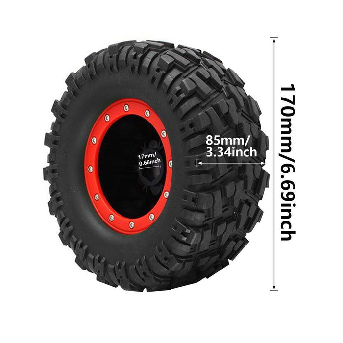 1/8 Truggy beadlock wheels (Plastic) - upgraderc