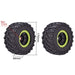 1/8 Truggy beadlock wheels (Plastic) Band en/of Velg upgraderc Green 