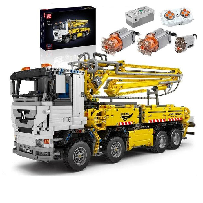 19003 Pneumatic Concrete Truck Building Blocks (4368 Stukken) - upgraderc