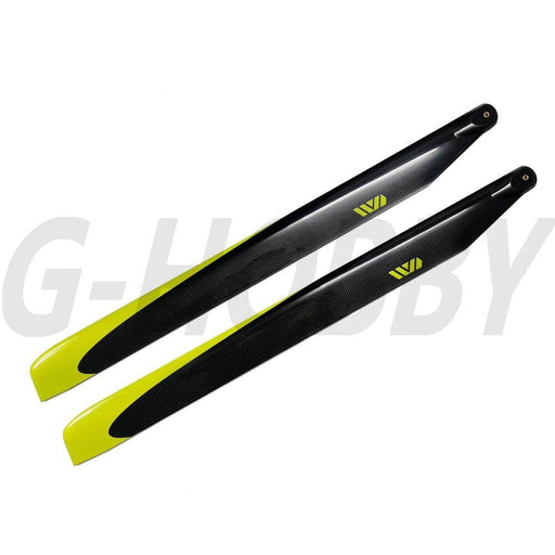 1Pair 710mm Main 116mm Tail Propeller (Koolstofvezel) Onderdeel G-HOBBY 