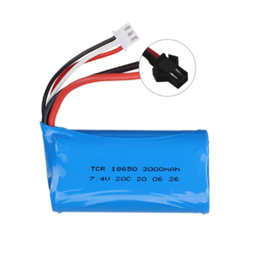 1PC OEM 7.4V 1500/2200/3000mAh 18650 LiPo Accu - upgraderc