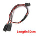 1PCS 15/30/50cm 1-1/1-2/1-3/1-4 Servo Extension Wire Cable for Futaba JR (M to F) - upgraderc