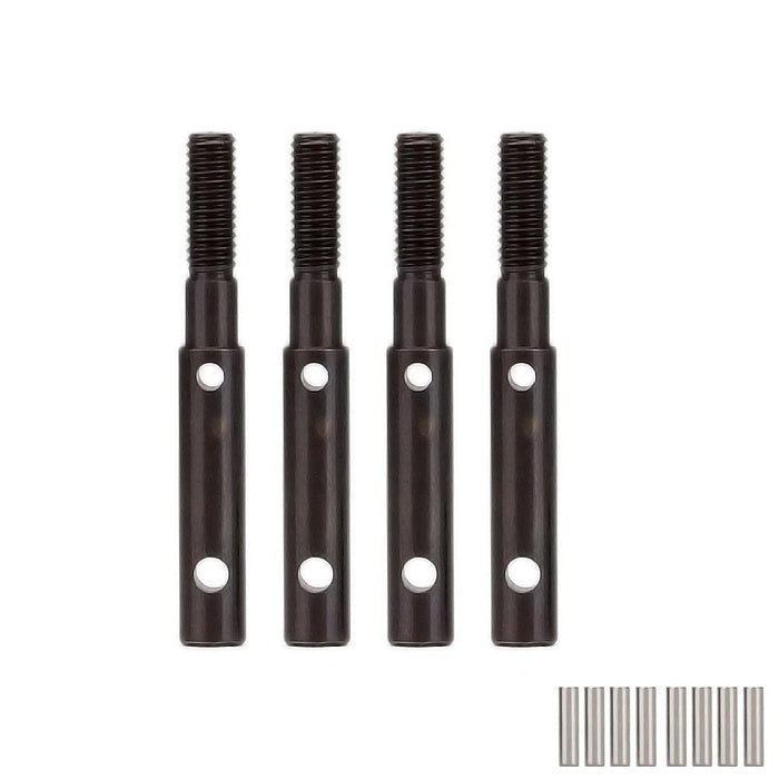 1Set Steel Front/Rear CVD, Drive Shafts & Gear for Axial SCX10 III 1/10 (Staal) Onderdeel New Enron 