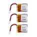 2-10PCS OEM 3.7V 100mAh Lipo Accu - upgraderc